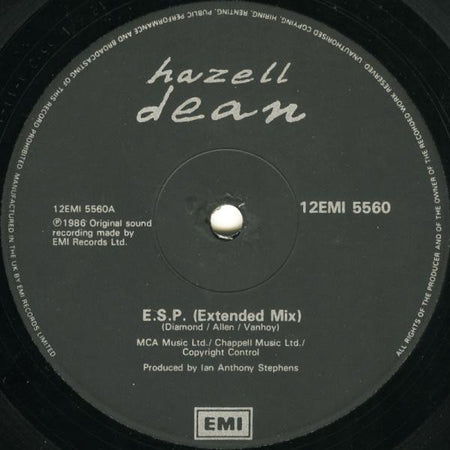 Hazell Dean : E.S.P. (Extra Sensual Persuasion) (12", Single)