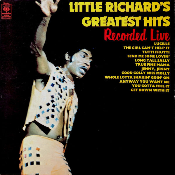 Little Richard : Little Richard's Greatest Hits Recorded Live (LP, Album, RE)