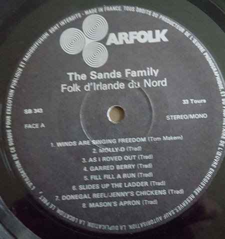 The Sands Family : Folk D'Irlande Du Nord (LP, Album)