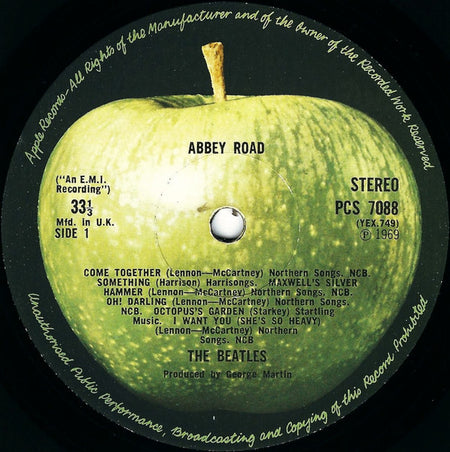 The Beatles : Abbey Road (LP, Album, RP, 2nd)