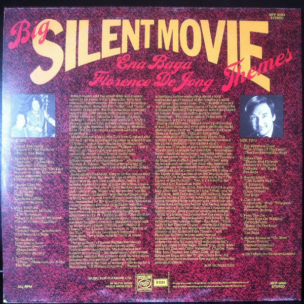 Ena Baga / Florence De Jong : Big Silent Movie Themes (LP, Album)