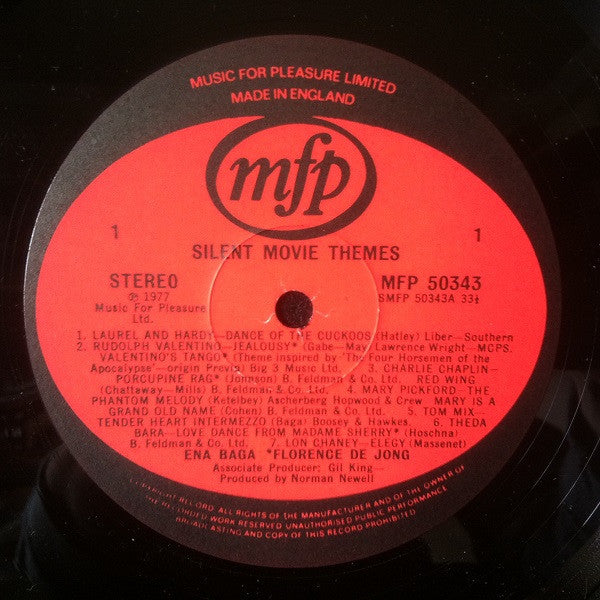 Ena Baga / Florence De Jong : Big Silent Movie Themes (LP, Album)