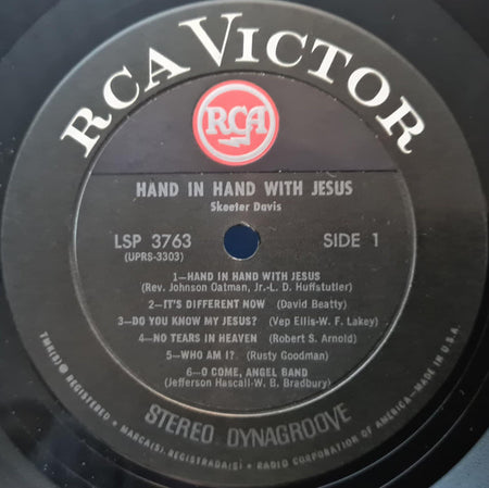 Skeeter Davis : Hand In Hand With Jesus (LP, Album, Roc)