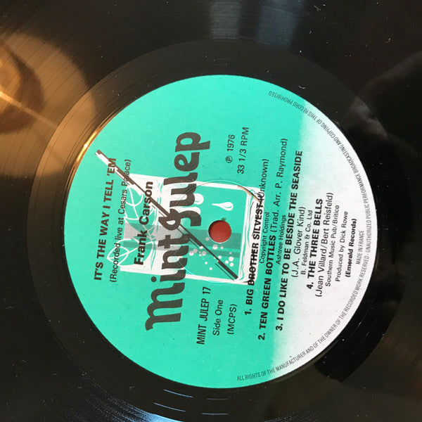 Frank Carson : It's The Way I Tell 'em (LP)