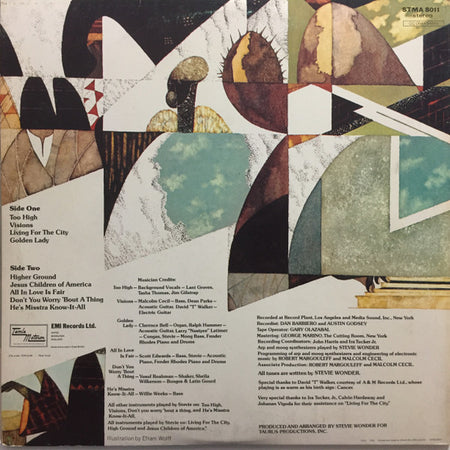 Stevie Wonder : Innervisions (LP, Album, Gat)