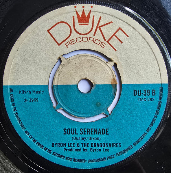 Boris Gardner* / Byron Lee & The Dragonaires* : Elizabethan Reggae / Soul Serenade (7", Single)