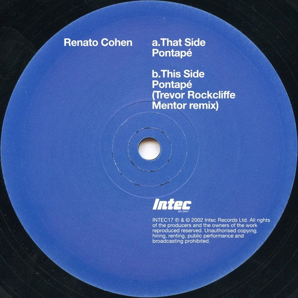 Renato Cohen : Pontapé (12")