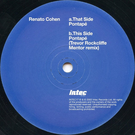 Renato Cohen : Pontapé (12")