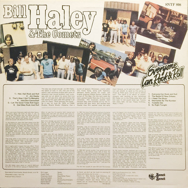 Bill Haley And His Comets : Everyone Can Rock And Roll (LP, Album)