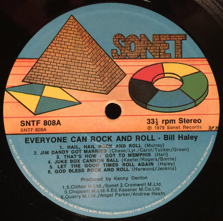 Bill Haley And His Comets : Everyone Can Rock And Roll (LP, Album)