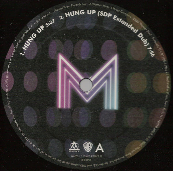 Madonna : Hung Up (12")