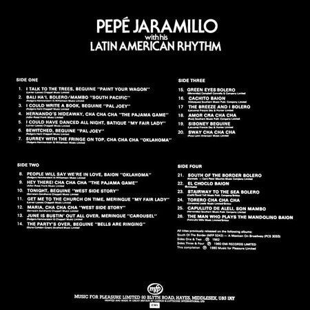 Pepe Jaramillo And His Latin-American Rhythm : Pepe Jaramillo With His Latin American Rhythm (2xLP, Comp)