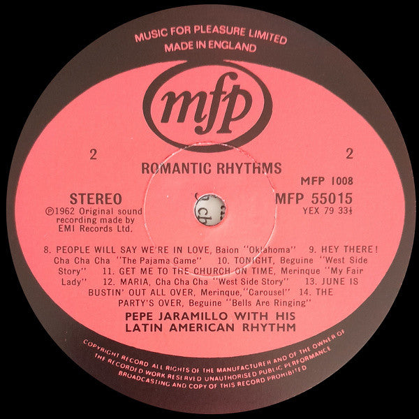 Pepe Jaramillo And His Latin-American Rhythm : Pepe Jaramillo With His Latin American Rhythm (2xLP, Comp)