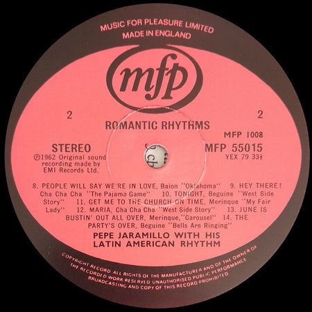 Pepe Jaramillo And His Latin-American Rhythm : Pepe Jaramillo With His Latin American Rhythm (2xLP, Comp)