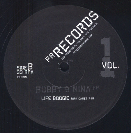 Life Boogie : Bobby's Job / Nina Cares (12", Ltd, Promo, Unofficial)