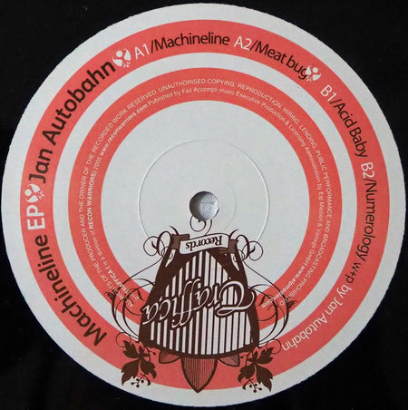 Jan Autobahn : Machineline EP (12", EP)