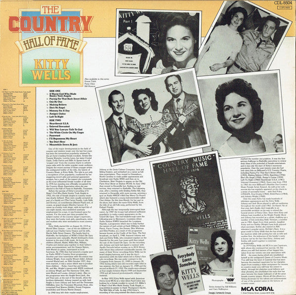 Kitty Wells : The Country Hall Of Fame (LP, Comp)
