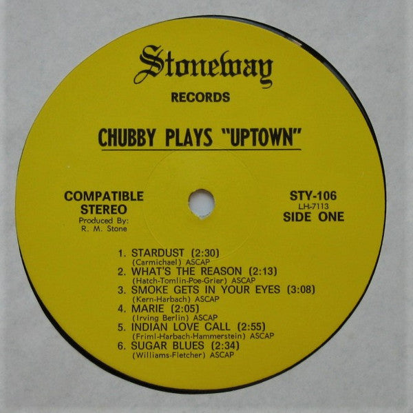 Chubby Wise : Chubby Plays "Uptown" (LP, Album)