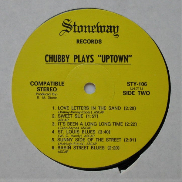 Chubby Wise : Chubby Plays "Uptown" (LP, Album)