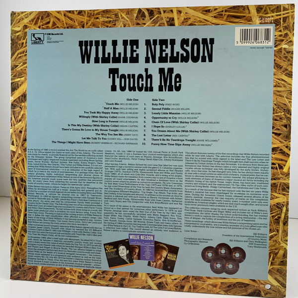 Willie Nelson : Touch Me (LP, Comp)
