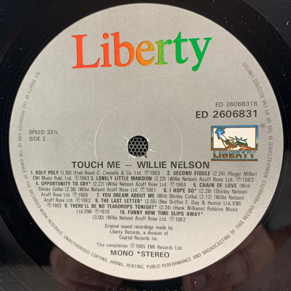 Willie Nelson : Touch Me (LP, Comp)