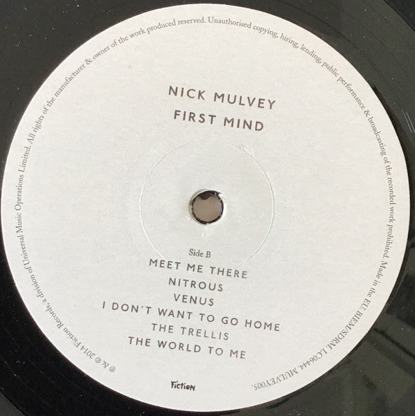 Nick Mulvey : First Mind (LP, Album)