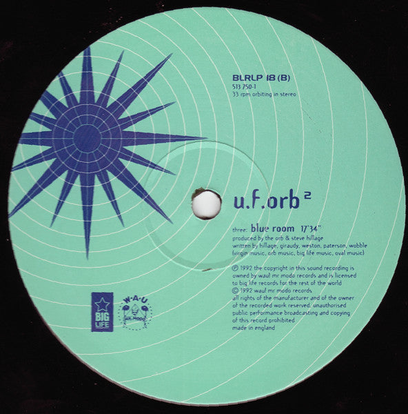The Orb : U.F.Orb (2xLP, Album, Ltd, Bla)