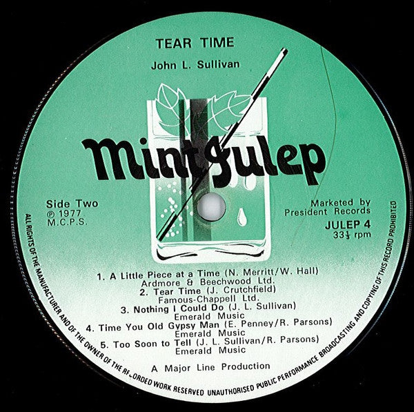 John L. Sullivan : Tear Time (LP, Album)