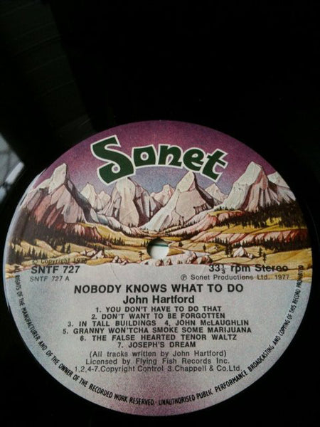 John Hartford : Nobody Knows What You Do (LP, Album)