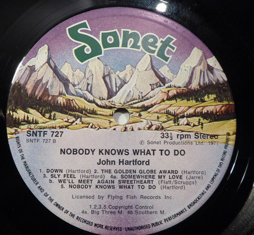John Hartford : Nobody Knows What You Do (LP, Album)
