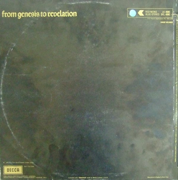 Genesis : From Genesis To Revelation (LP, Album, RP, Box)
