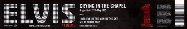 Elvis Presley : Crying In The Chapel (10", Single, Ltd, Num, RE)