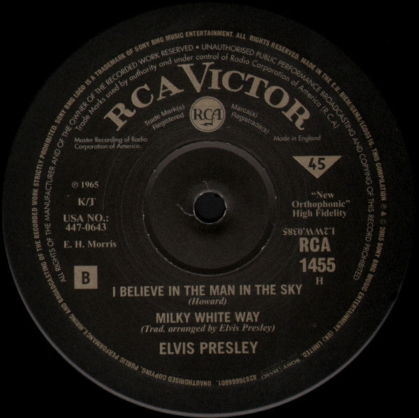 Elvis Presley : Crying In The Chapel (10", Single, Ltd, Num, RE)