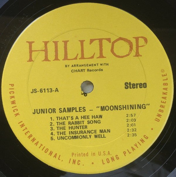 Junior Samples : Moonshining (LP)