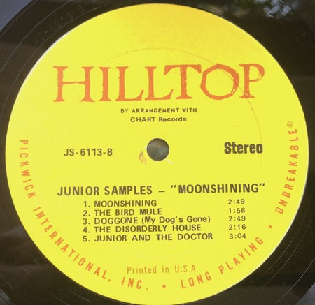Junior Samples : Moonshining (LP)