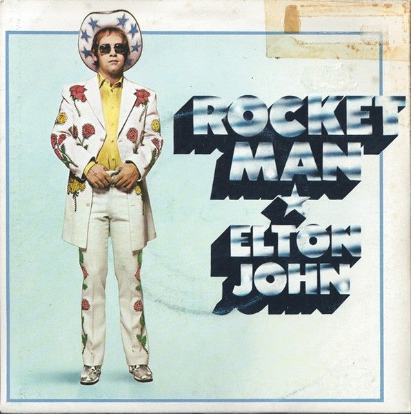 Elton John : Rocket Man (I Think It's Going To Be A Long, Long Time) (7", Single)