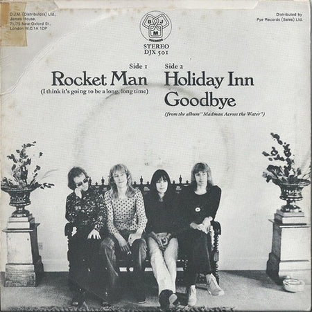 Elton John : Rocket Man (I Think It's Going To Be A Long, Long Time) (7", Single)