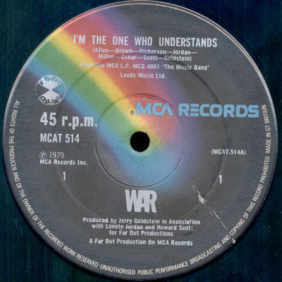 War : I'm The One Who Understands / Cisco Kid / Me & Baby Brother (12", Ltd)