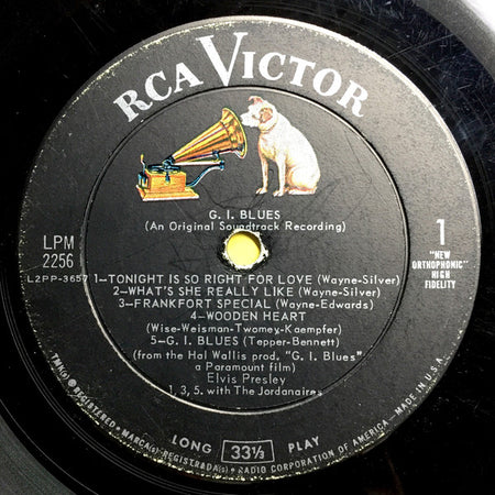 Elvis Presley : G. I. Blues (LP, Album, Mono, RP, Roc)