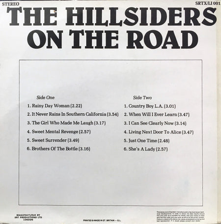 The Hillsiders (2) : On The Road (LP, Album)