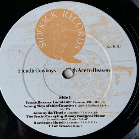 The Fleadh Cowboys : High Ace To Heaven (LP, Album)