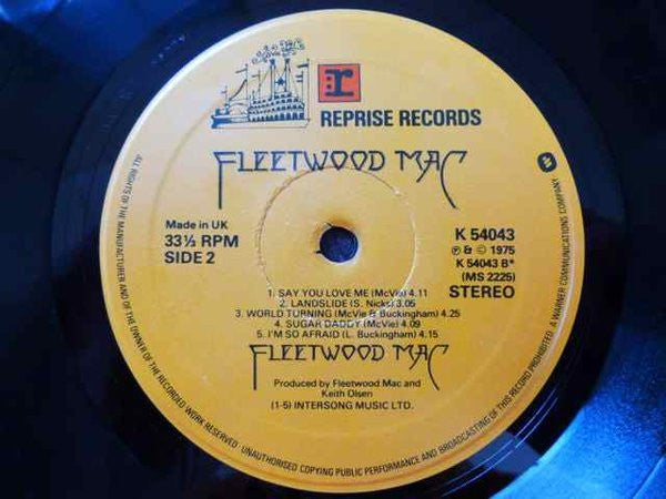 Fleetwood Mac : Fleetwood Mac (LP, Album, RE)