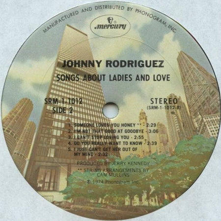Johnny Rodriguez (4) : Songs About Ladies And Love (LP, Album, Pit)