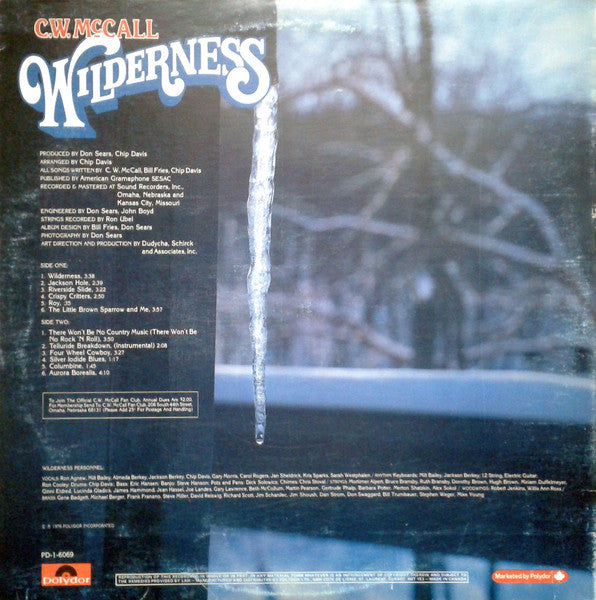 C.W. McCall : Wilderness (LP, Album, Gat)
