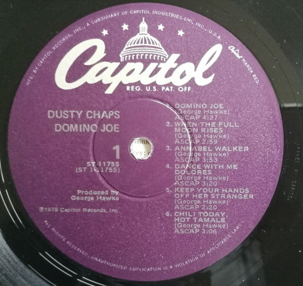 The Dusty Chaps : Domino Joe (LP, Album)