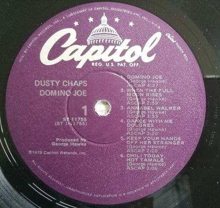The Dusty Chaps : Domino Joe (LP, Album)