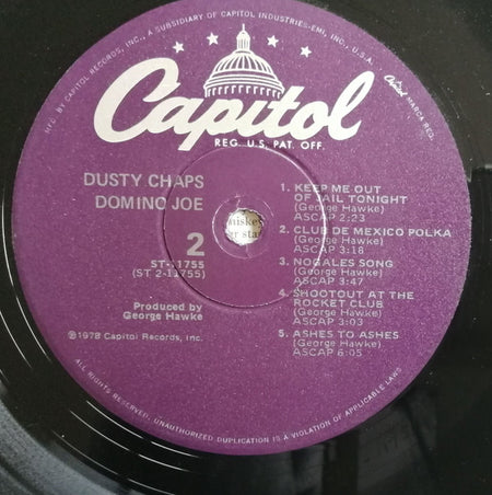 The Dusty Chaps : Domino Joe (LP, Album)