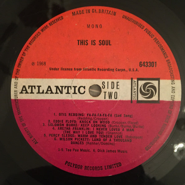 Various : This Is Soul (LP, Album, Comp, Mono)