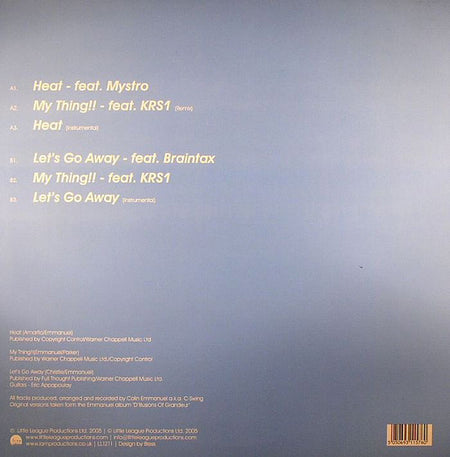 Emmanuel (4) : Heat / My Thing!! / Let's Go Away (12")