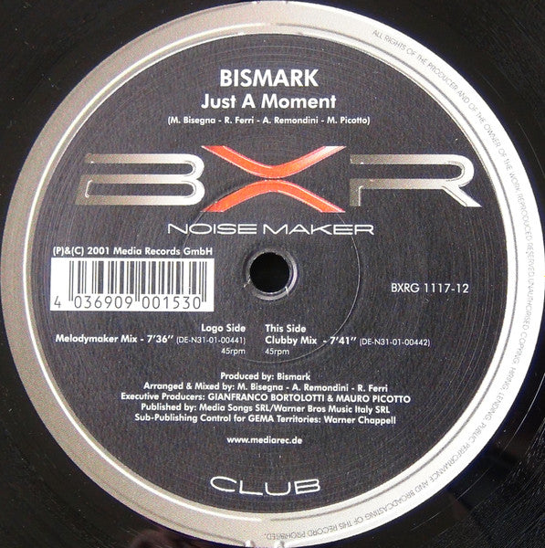 Bismark : Just A Moment (12")